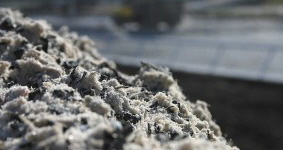 A Mound Of Polytrack Material At Keeneland